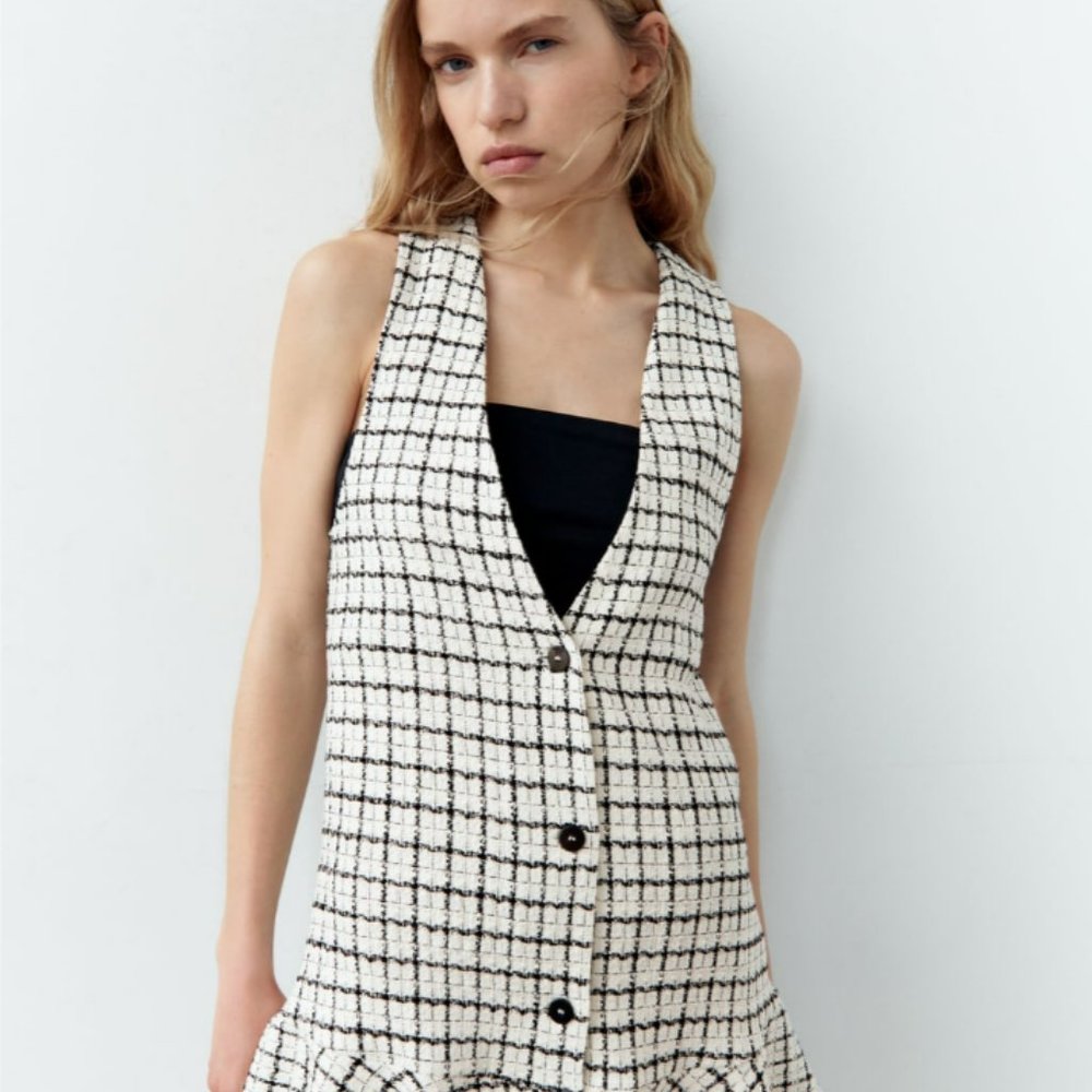 PLAID DRESS - Picture 3 of 14